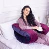 Подушка MirSon для вагітних і відпочинку Velvet Line №8023 U-подібна Primula (2200006178552) зображення 5