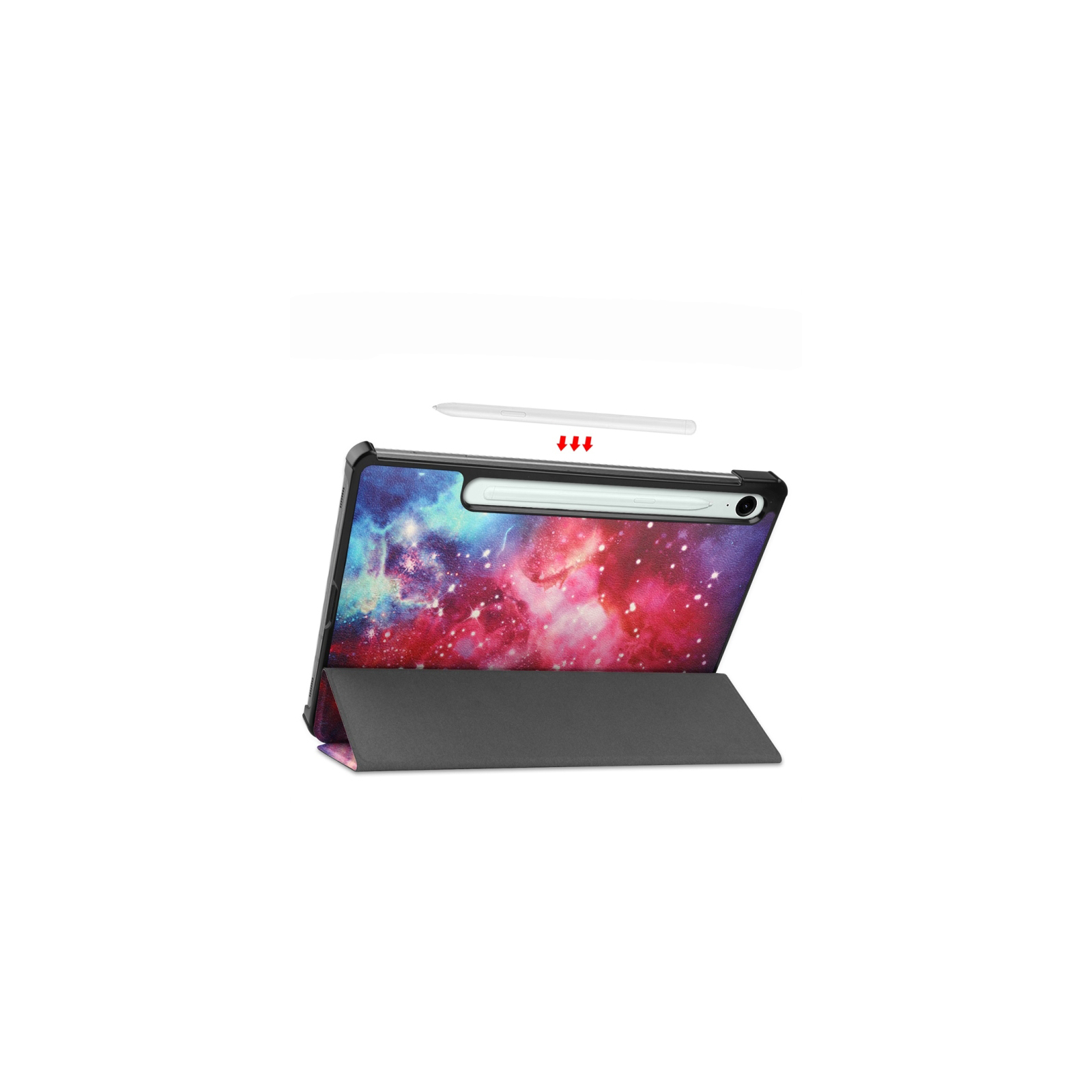 Чехол для планшета BeCover Smart Case Samsung Tab S9 (SM-X710/SM-X716)/S9 FE (SM-X510/SM-X516B) 11.0" Red (710412) изображение 5