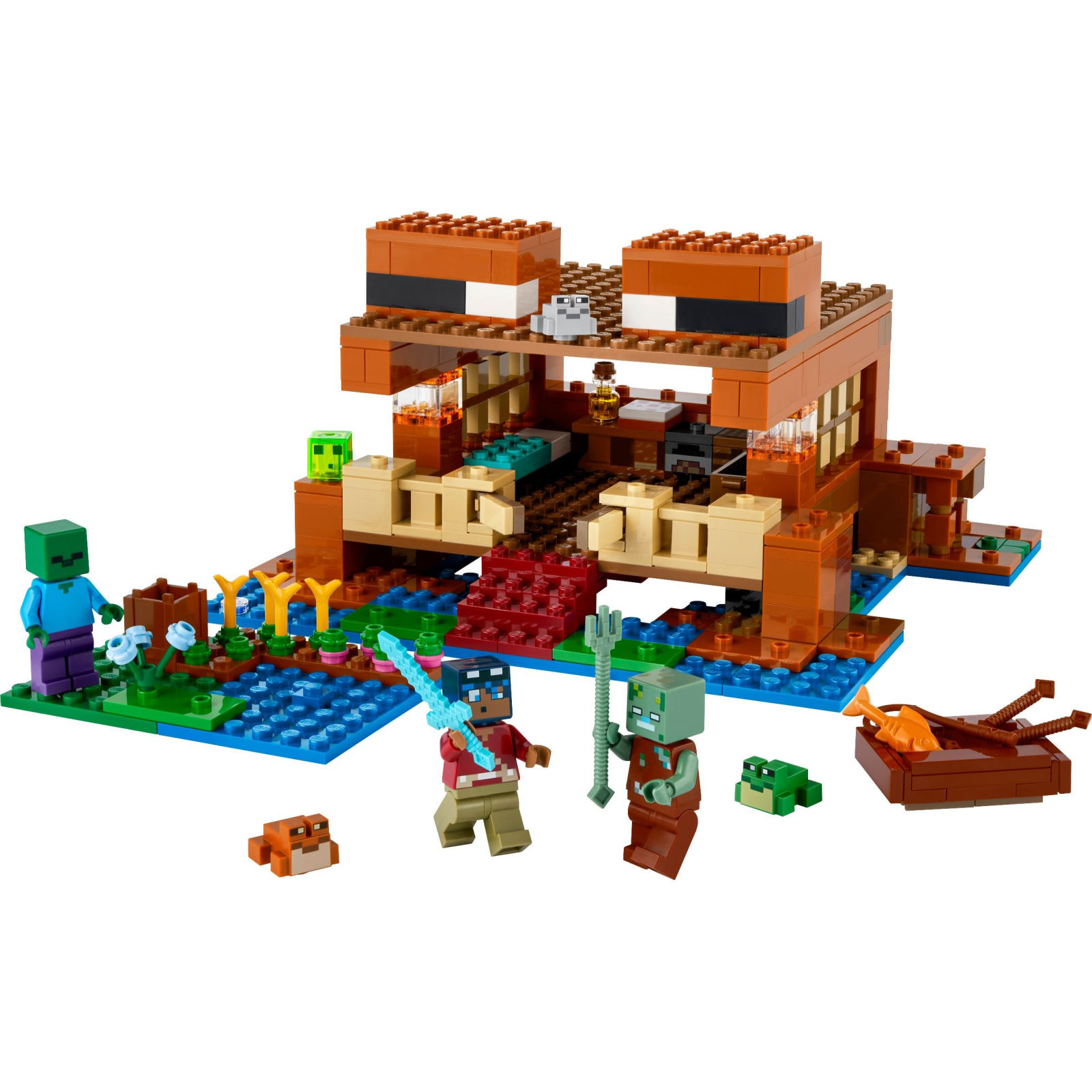 Конструктор LEGO Minecraft Дом в форме лягушки 400 деталей (21256) изображение 2