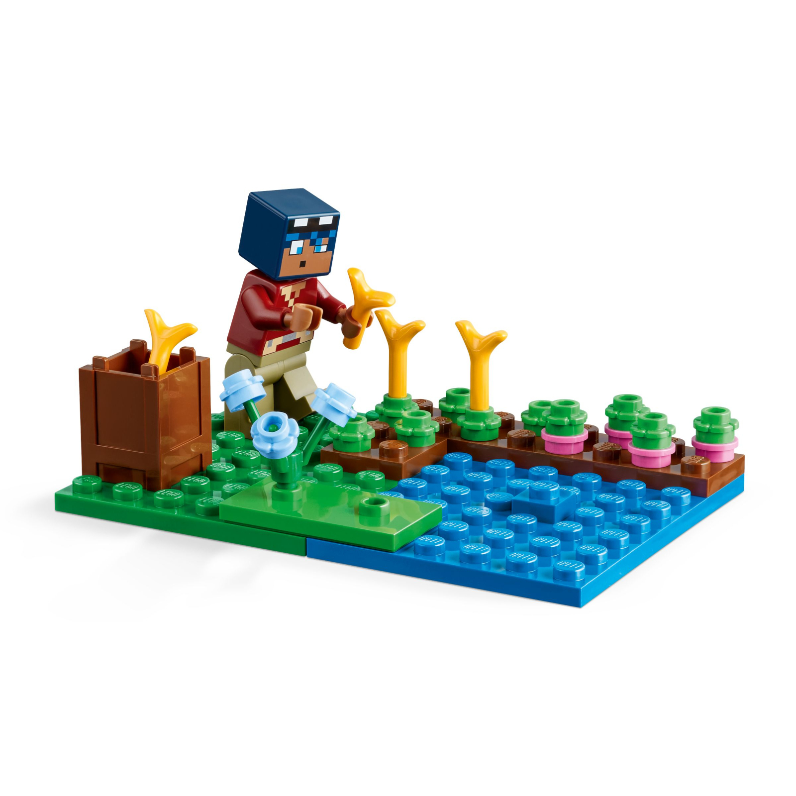 Конструктор LEGO Minecraft Дом в форме лягушки 400 деталей (21256) изображение 7