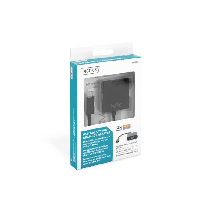 Переходник USB-C to VGA Full HD Digitus (DA-70853) изображение 6