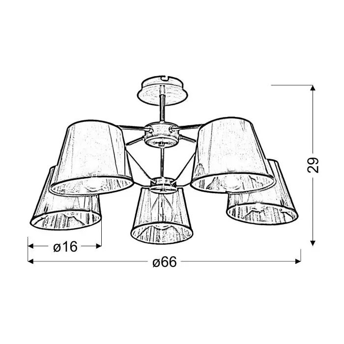 Люстра Candellux CORTEZ (35-54999) зображення 2