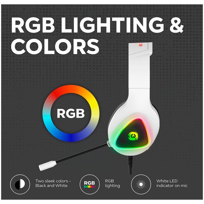 Наушники Canyon GH-6 Shadder Gaming 3.5 мм RGB Black (CND-SGHS6B) изображение 8