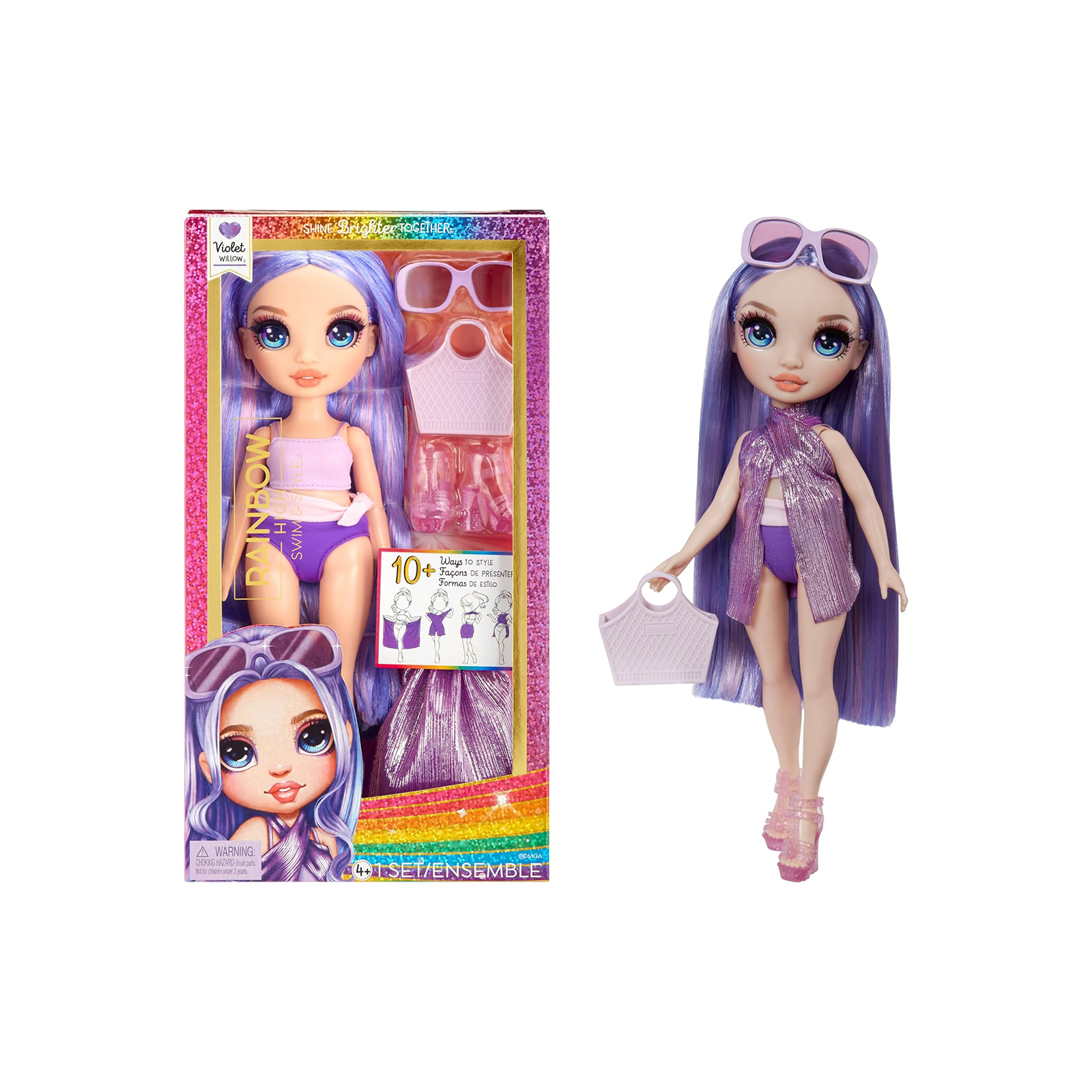 Лялька Rainbow High серії Swim & Style – Віолетта (507314) зображення 7
