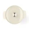 Каструля KitchenAid чавунна з кришкою 3,3 л Мигдалевий крем (CC006056-001) зображення 3