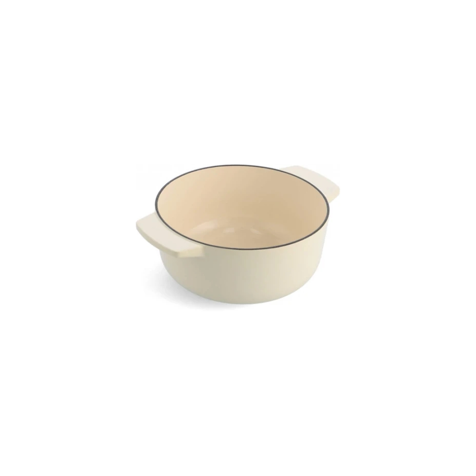 Каструля KitchenAid чавунна з кришкою 5,2 л Мигдалевий крем (CC006059-001) зображення 4