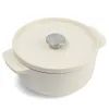 Каструля KitchenAid чавунна з кришкою 3,3 л Мигдалевий крем (CC006056-001)