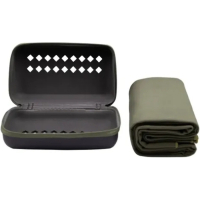 Photos - Towel Tramp Рушник  з мікрофібри в чохлі Pocket  40х80 S Army green (UTRA-16 