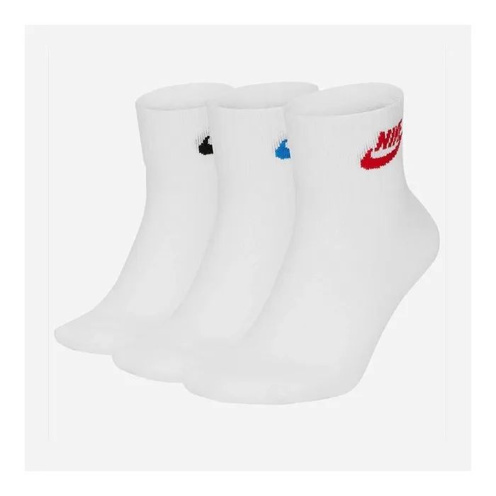 Носки Nike U NK NSW EVRY ESSENTIAL ANKLE 3PR SK0110-911 46-50 3 пари Білі (193153923170)