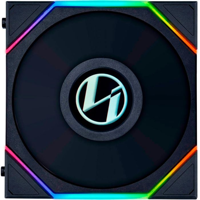 Кулер для корпуса Lian Li TL LCD 120-3, Black Cooler (G99.12TLLCD3B.00) изображение 4