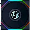 Кулер для корпуса Lian Li TL LCD 120-3, Black Cooler (G99.12TLLCD3B.00) изображение 4
