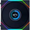 Кулер для корпуса Lian Li TL LCD 120-3, Black Cooler (G99.12TLLCD3B.00) изображение 5
