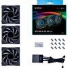Кулер для корпуса Lian Li TL LCD 120-3, Black Cooler (G99.12TLLCD3B.00) изображение 8
