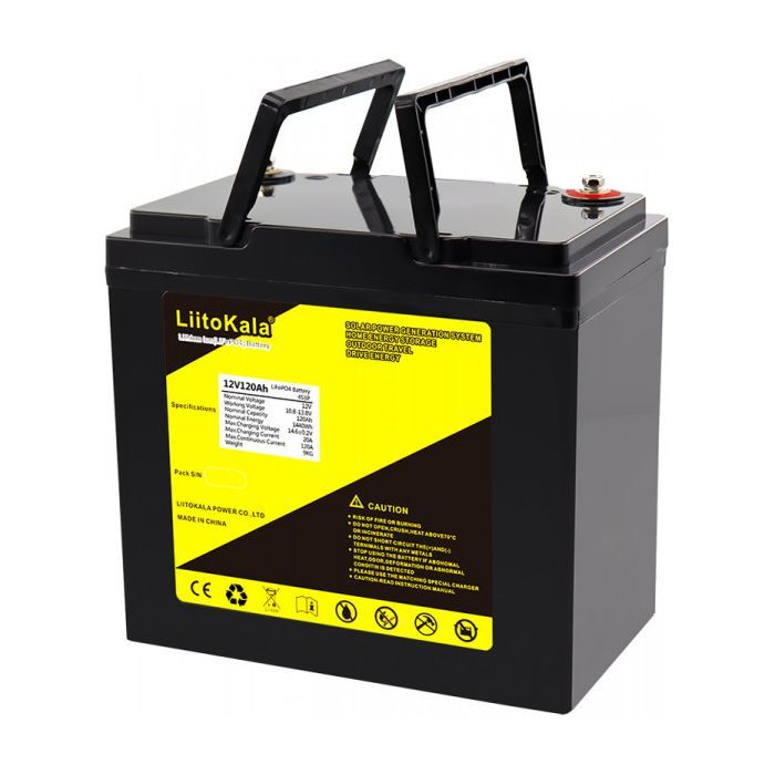 Батарея LiFePo4 Liitokala LiFePO4 12V-120Ah (12V 120Ah LiFePO4)