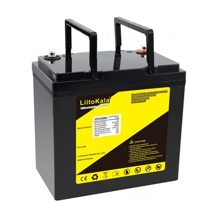 Батарея LiFePo4 Liitokala LiFePO4 12V-120Ah (12V 120Ah LiFePO4) изображение 3