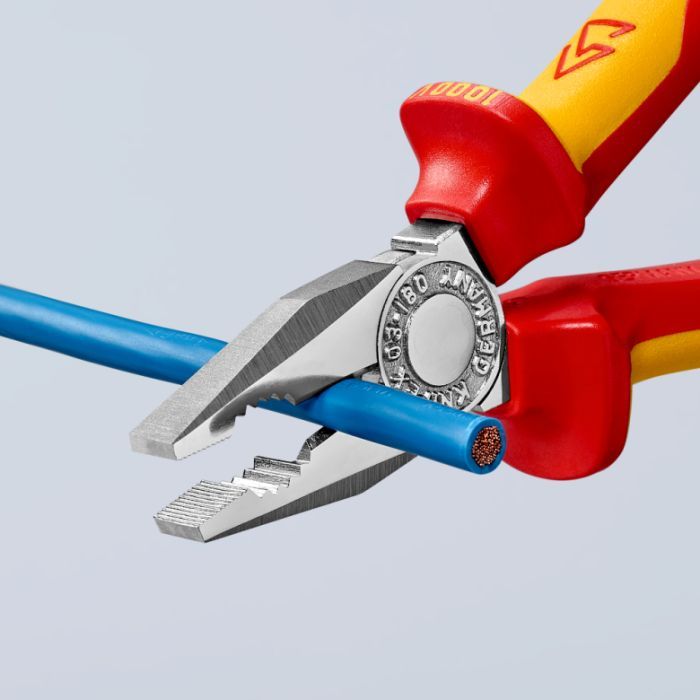 Плоскогубці KNIPEX комбіновані діелектричні VDE (03 06 160) зображення 4