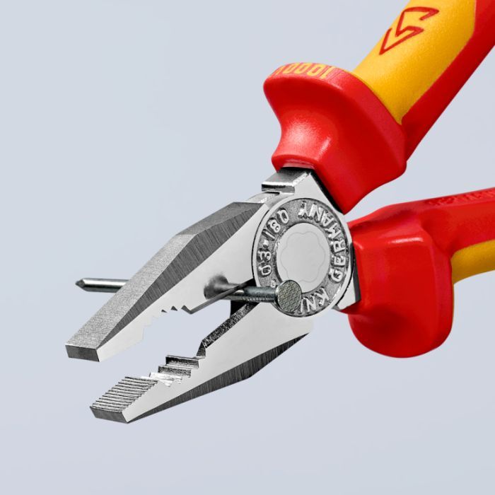 Плоскогубці KNIPEX комбіновані діелектричні VDE (03 06 160) зображення 8
