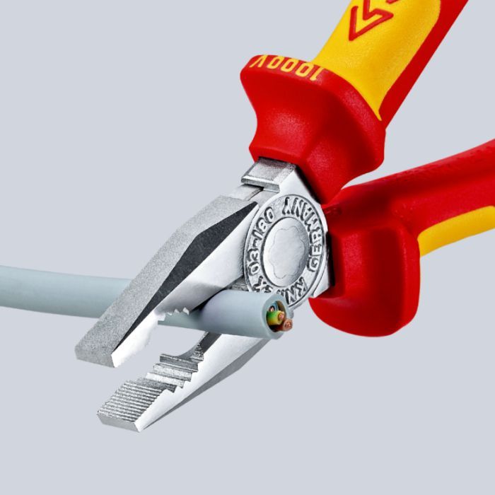 Плоскогубці KNIPEX комбіновані діелектричні VDE (03 06 160) зображення 9