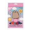 Карандаши цветные Yes Pusheen Balloons двухсторонние 18 шт. 36 цв (290751)