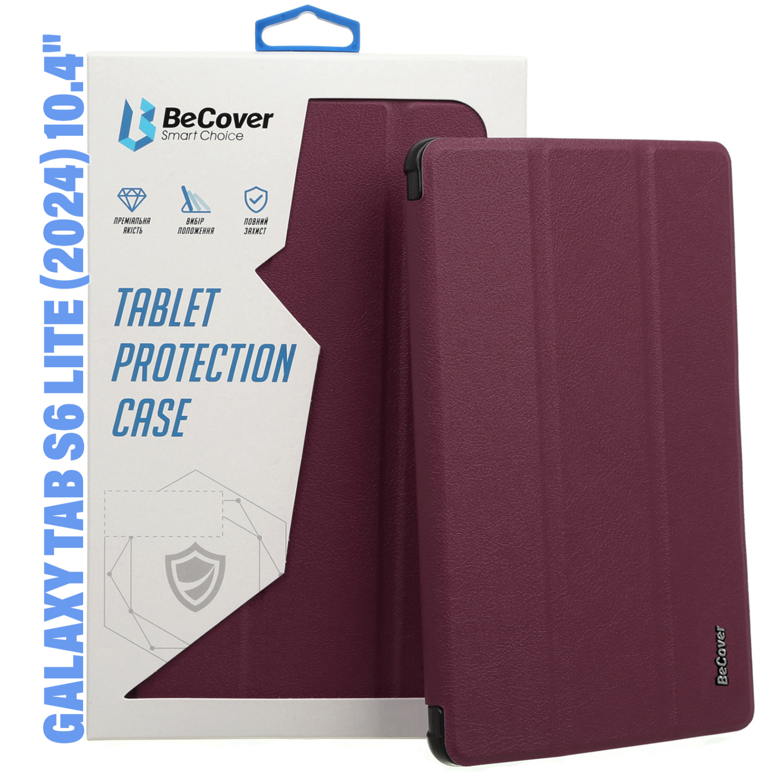 Чехол для планшета BeCover Smart Case Samsung Tab S6 Lite (2024) 10.4" P620/P625/P627 Gray (710820)