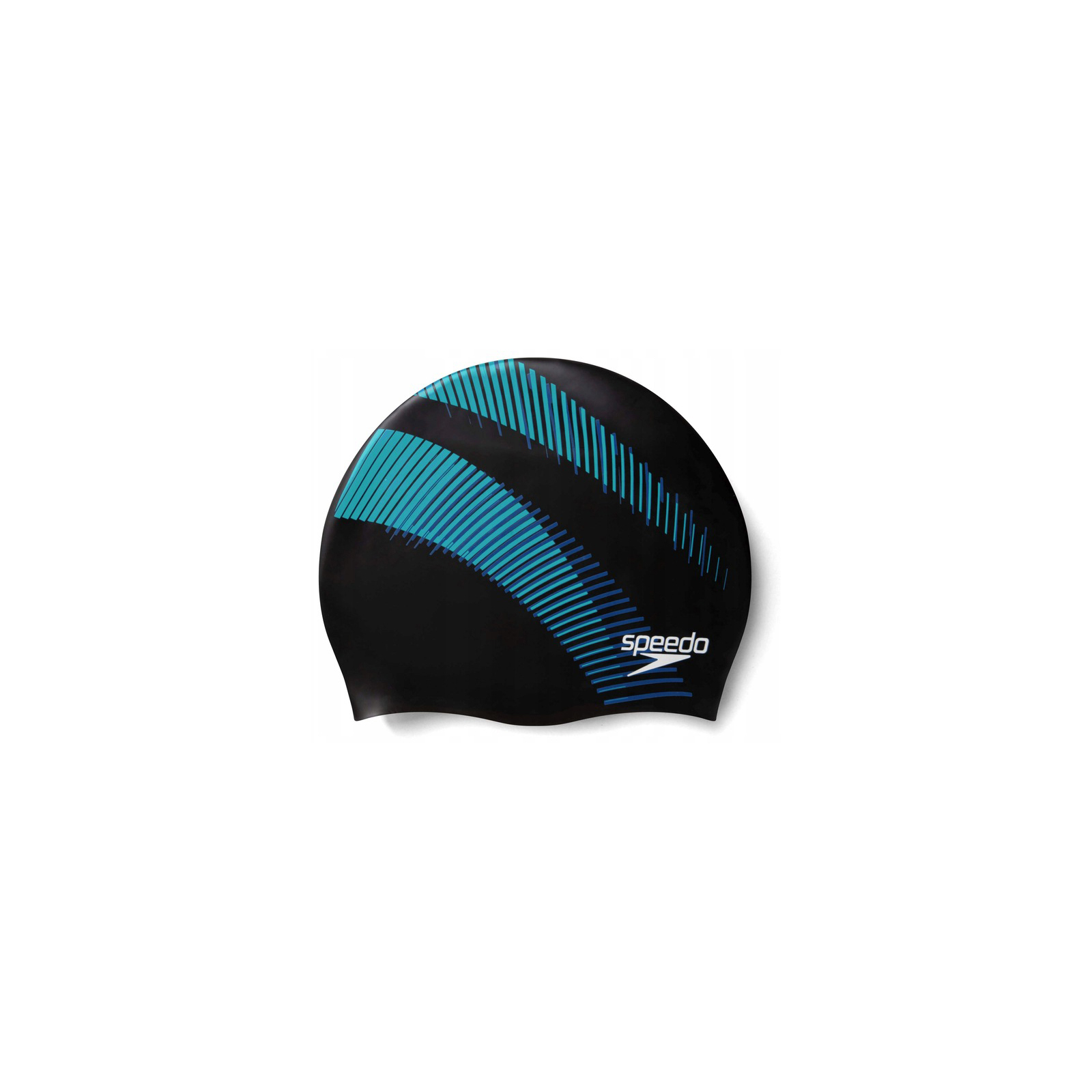 Шапка для плавания Speedo Rev Moud Silc Cap AU чорний, синій 8-0933714663 OSFM (5059937304489)