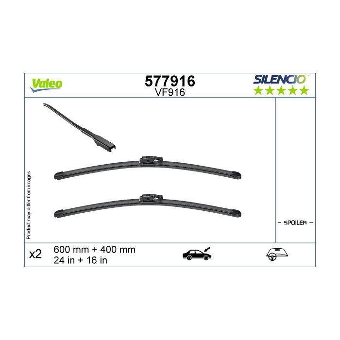 Щетка стеклоочистителя Valeo 577916 изображение 2