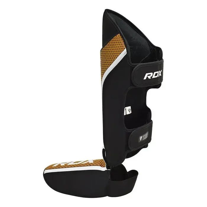 Защита голени и стопы RDX Shin Instep Aura Plus T-17 Black Golden M (SGR-T17BGL-M+) изображение 3