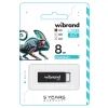 USB флеш накопичувач Wibrand 8GB Chameleon Black USB 2.0 (WI2.0/CH8U6B) зображення 2