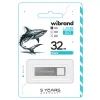 USB флеш накопитель Wibrand 32GB Shark Silver USB 2.0 (WI2.0/SH32U4S) изображение 2
