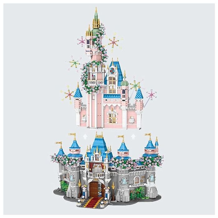 Конструктор LOZ mini Замок мечты без фигурок (1051) изображение 6