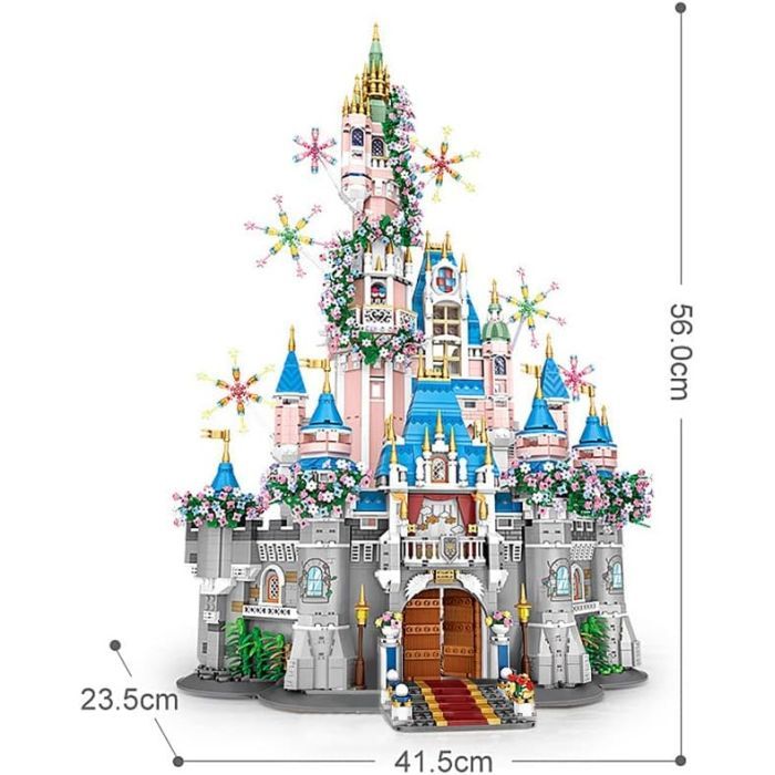 Конструктор LOZ mini Замок мечты без фигурок (1051) изображение 8