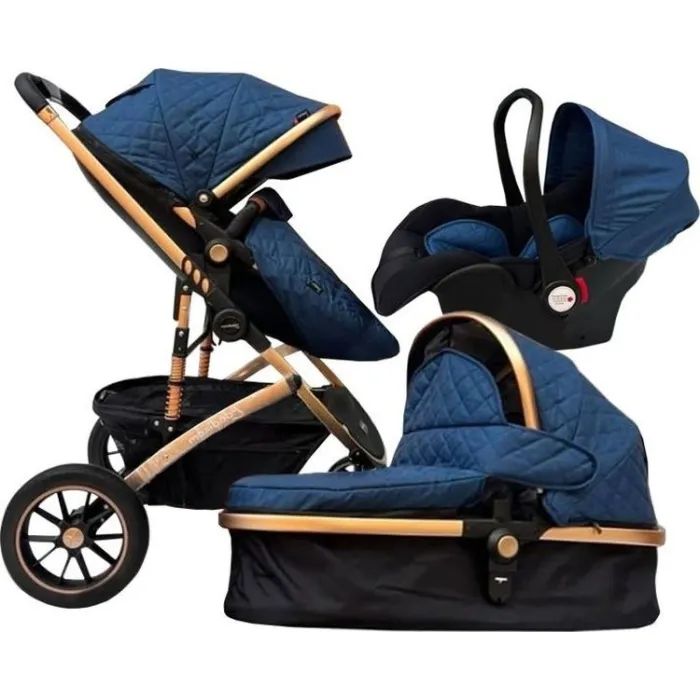 Коляска Maxibaby IQ 3 в 1 - Blue (90877)