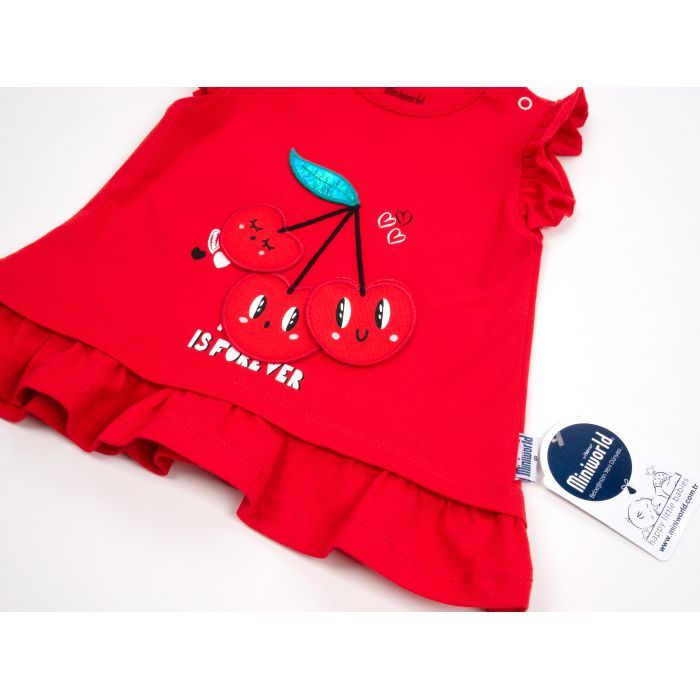 Набір дитячого одягу Miniworld з вишеньками (15537-86G-red) зображення 7