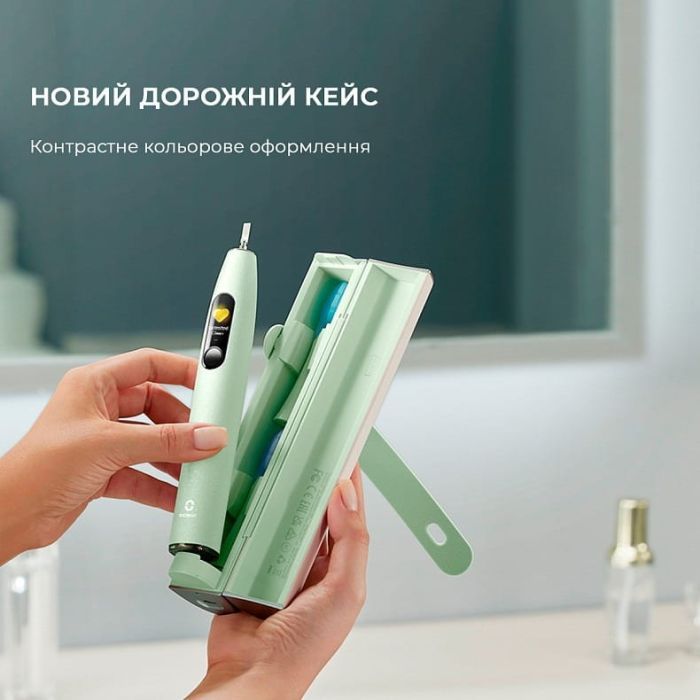 Електрична зубна щітка Oclean X Ultra Set Green (6970810553505) зображення 11