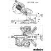 Торцювальна пила Metabo KGS 254 M 1800Вт, 254мм, 16.1кг (613254000) зображення 11