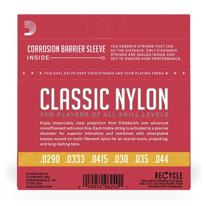Струни для гітари D'Addario Student Classics Normal Tension 3/4 (EJ27N 3/4) зображення 3
