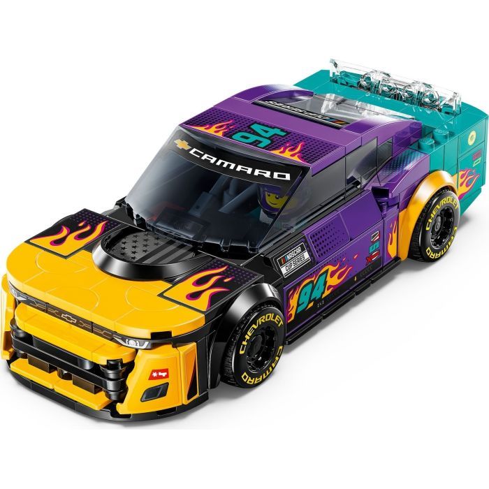Конструктор LEGO Speed Champions NASCAR Next Gen Chevrolet Camaro ZL1, 328 деталей (76935) изображение 4