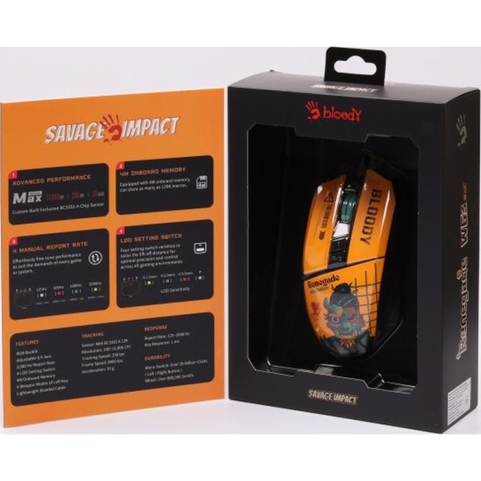 Мышка A4Tech W63 Max USB Renegade Midnight (4711422003710) изображение 12