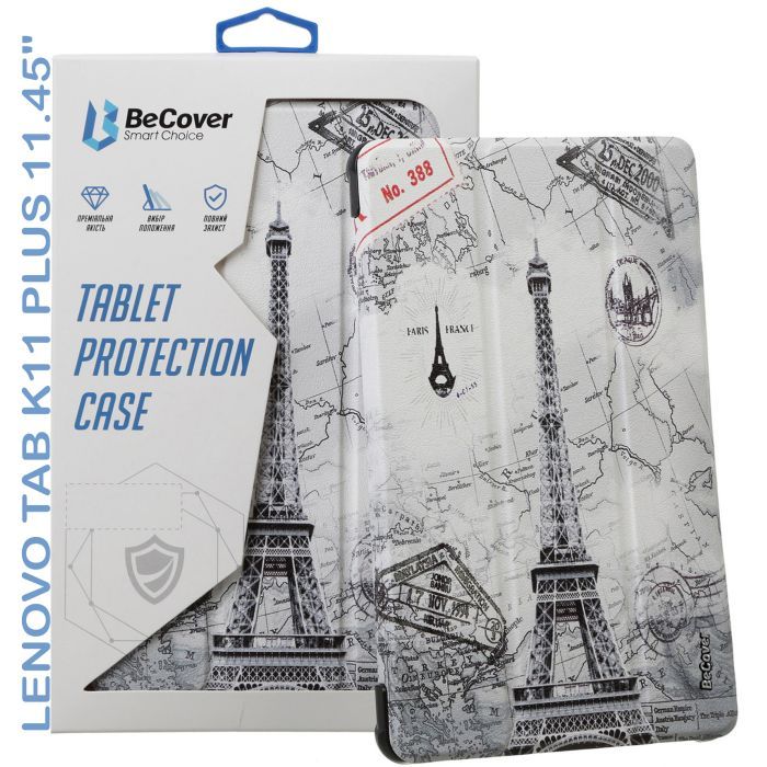Чехол для планшета BeCover Smart Case Lenovo Tab K11 Plus TB-352F 11.45" Gray (711851) изображение 6