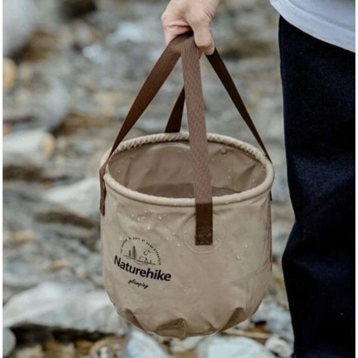 Відро складне Naturehike ПВХ NH20SJ040 20 л зелене (6927595764640) зображення 3