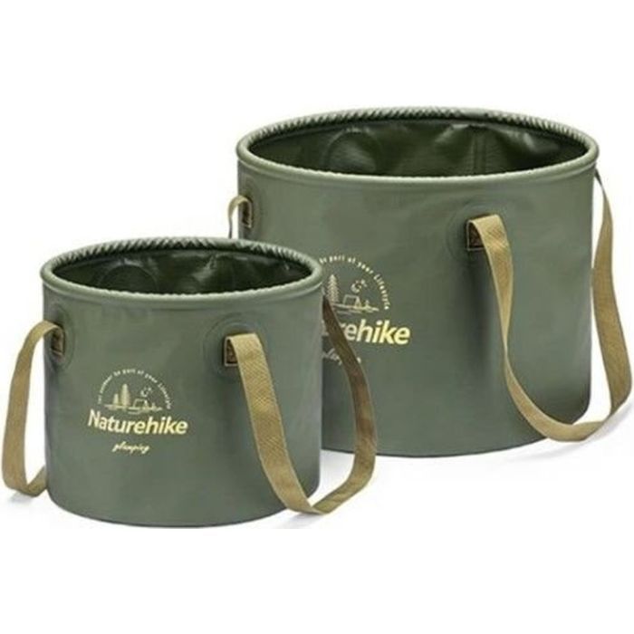 Відро складне Naturehike ПВХ NH20SJ040 20 л зелене (6927595764640) зображення 5