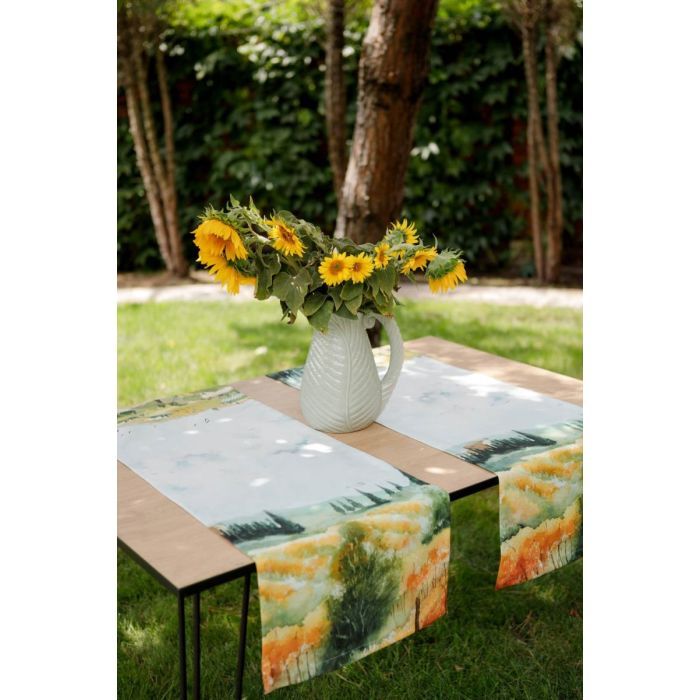 Доріжка на стіл Прованс Деревця 40х130 (036896) зображення 3
