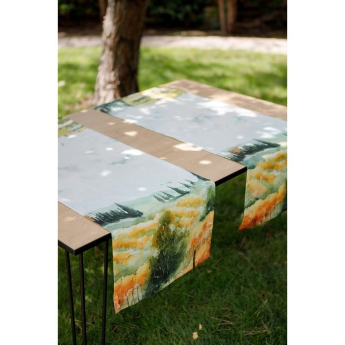 Доріжка на стіл Прованс Деревця 40х130 (036896) зображення 4