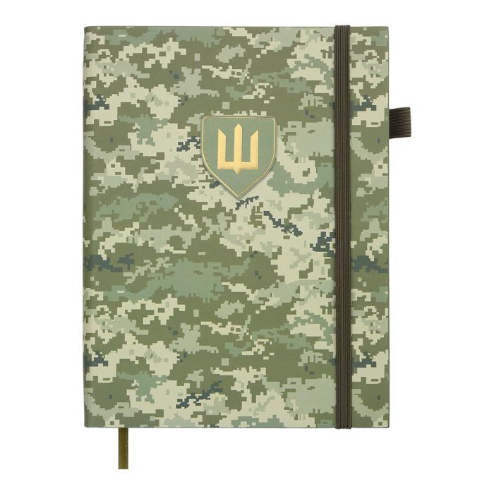 Еженедельник Buromax датированный 2026 MILITARY, А5 светло-зеленый (BM.21134-15)