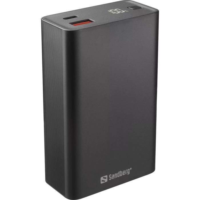 Батарея универсальная Sandberg 20000mAh, PD/65W, QC/3.0, low carrent mode, +cable 100W (420-95) изображение 2