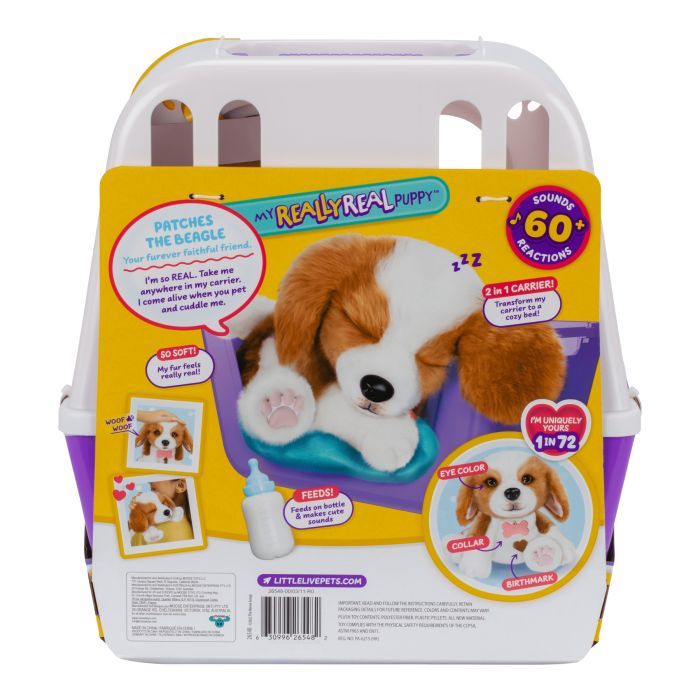 Интерактивная игрушка Moose ittle Live Pets Ласковый щенок (26548) изображение 7