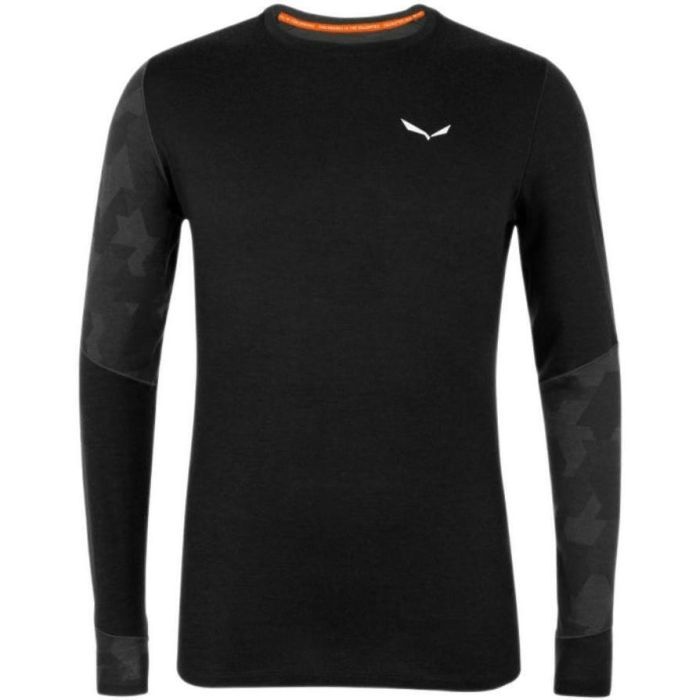 Термокофта Salewa Cristallo L/S Mns 28205 0910 - 48/M - чорний (013.002.9415)