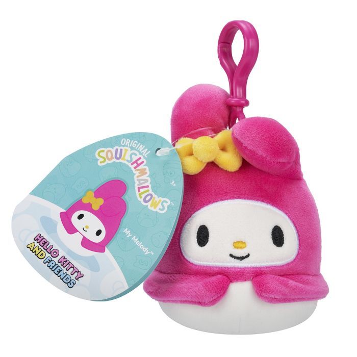 Мягкая игрушка Squishmallows на клипсе - Моя Мелоди 9 см (SQSN00271) изображение 3