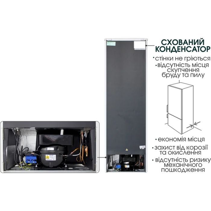 Холодильник PRIME Technics RFS 1833 MX (RFS1833MX) зображення 3