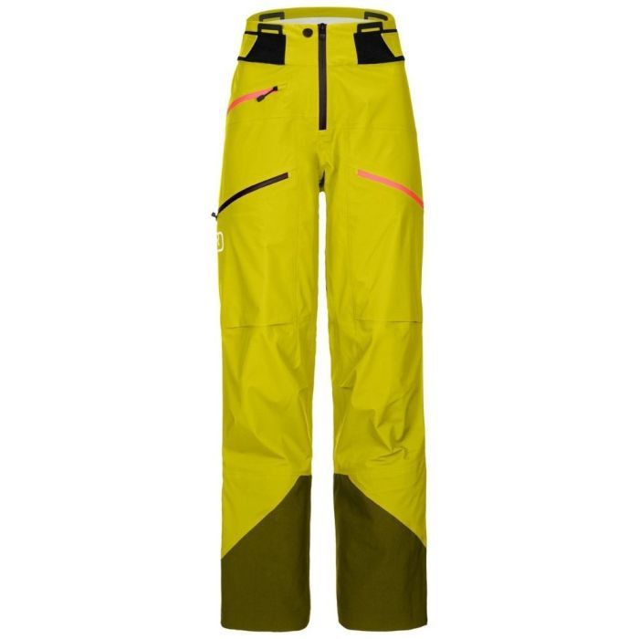 Штани Ortovox 3L Deep Shell Pants Wms dirty daisy - L - жовтий (025.001.0114)
